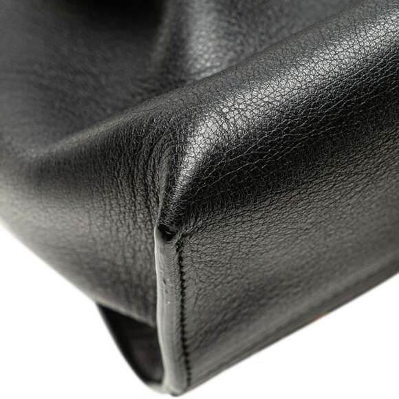 GUCCI Authentic Black Leather Backpack - Picture 5 of 10